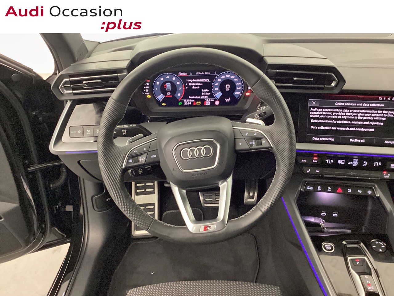 Voitures occasions Audi A3 Sportback S line Nice