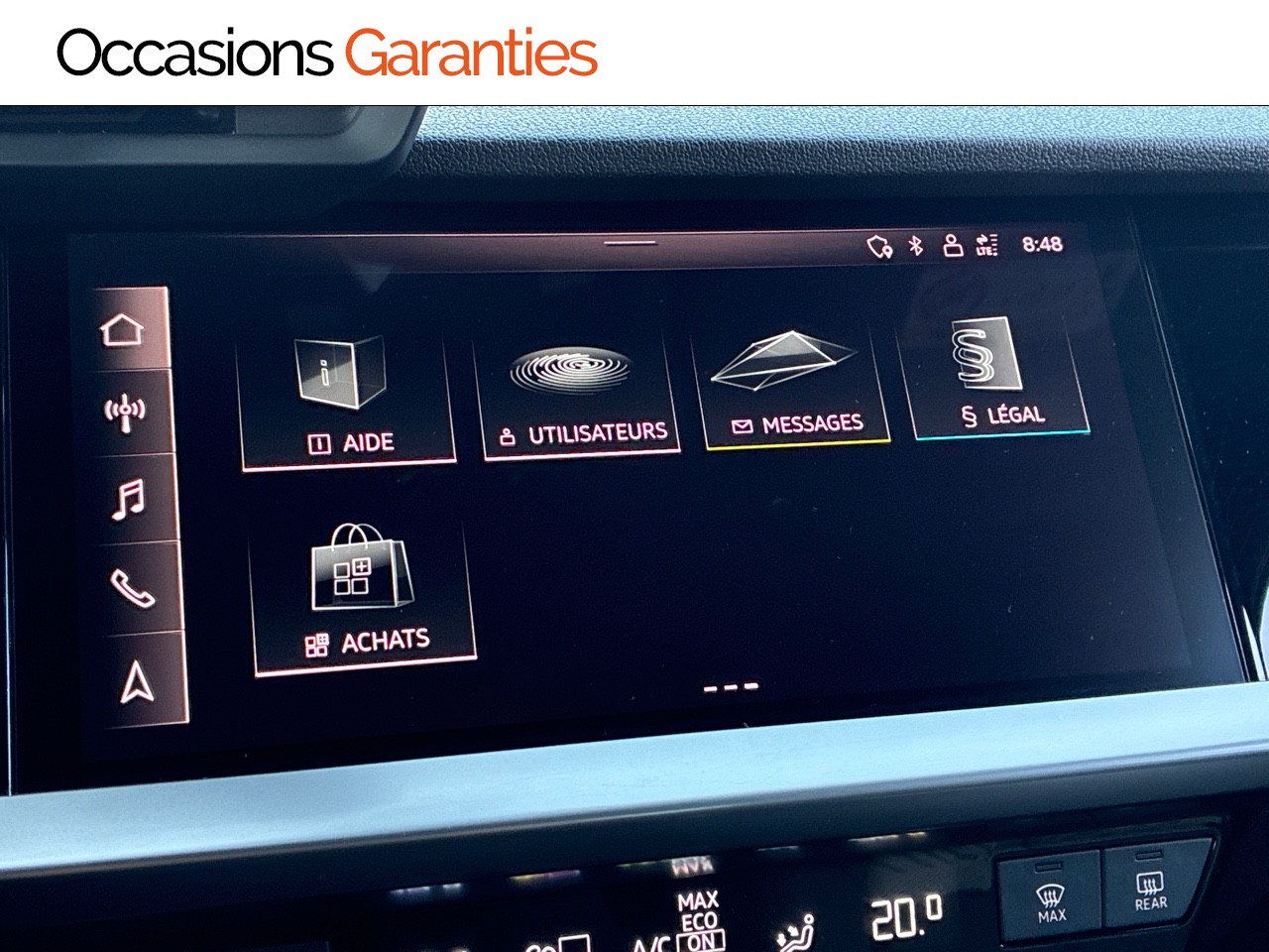 Voitures occasions Audi A3 Sportback Design Mozac