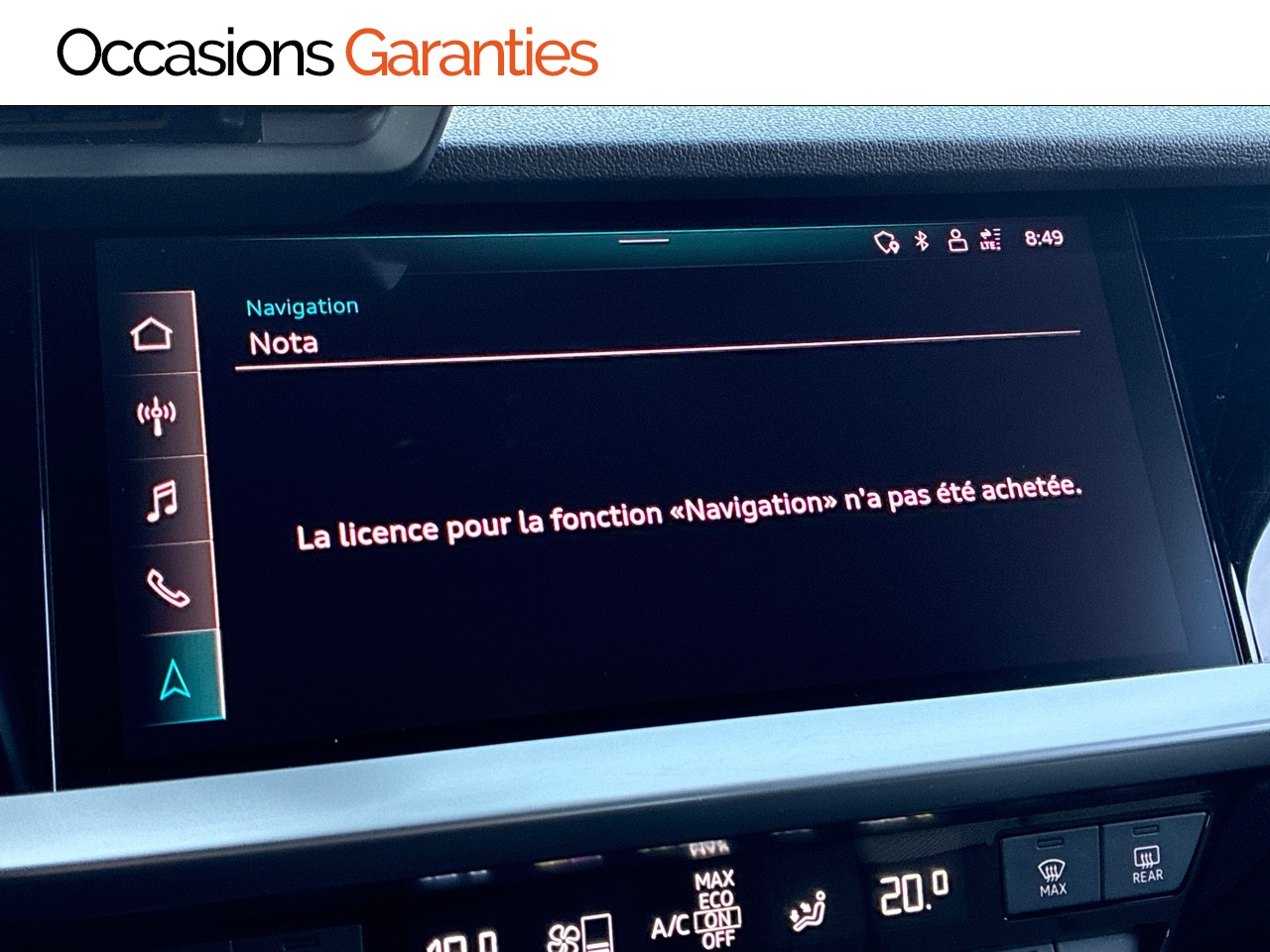 Voitures occasions Audi A3 Sportback Design Mozac