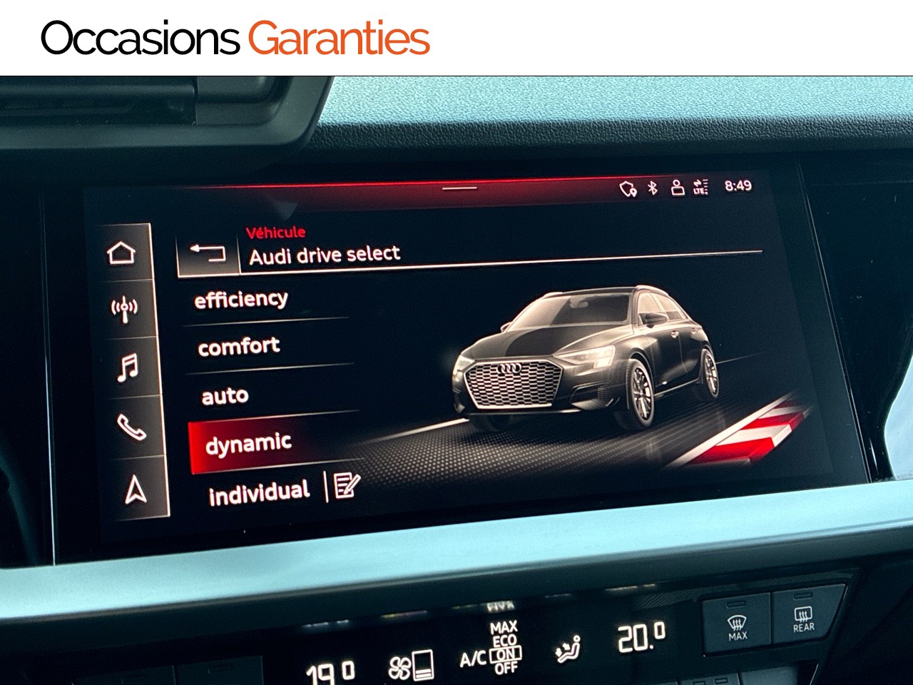 Voitures occasions Audi A3 Sportback Design Mozac