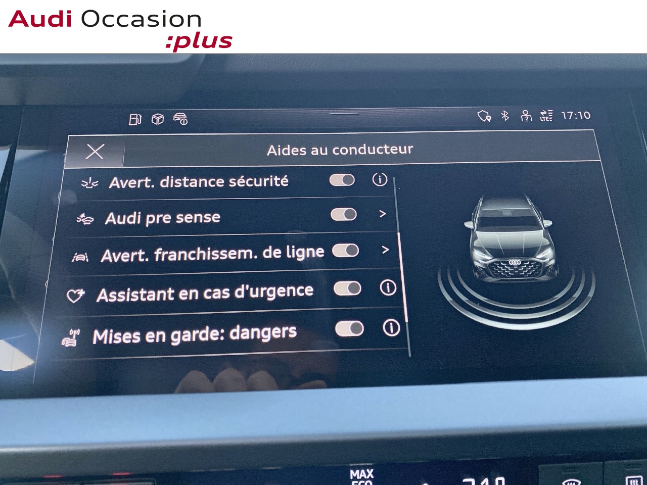 Voitures occasions Audi A3 Sportback S line Cesson-Sévigné