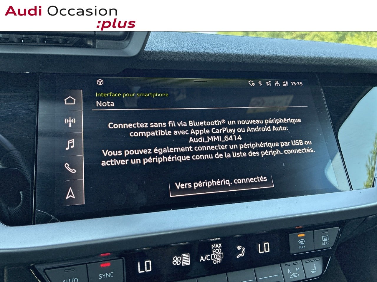 Voitures occasions Audi A3 Sportback S line Augny