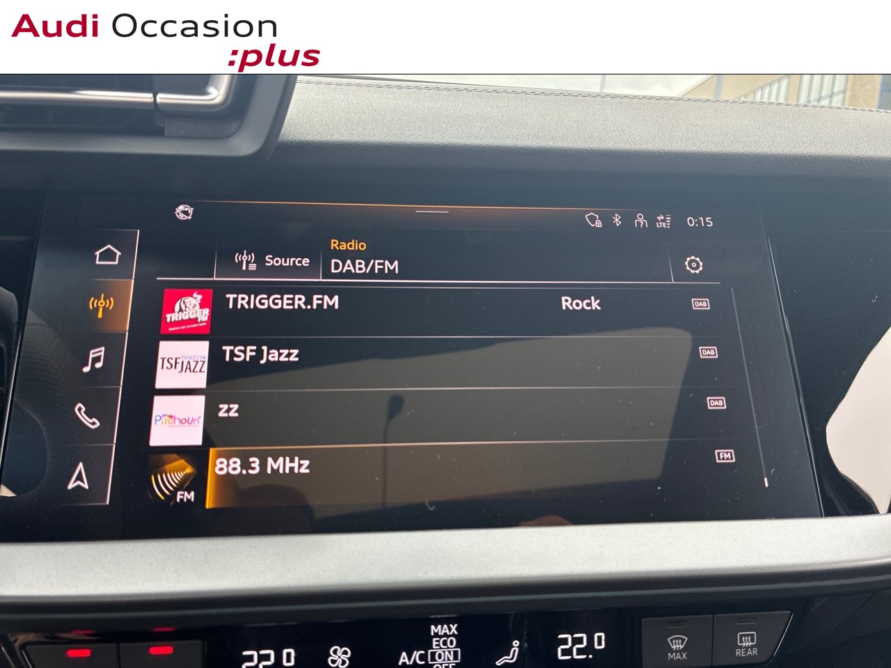 Voitures occasions Audi A3 Sportback S line Augny