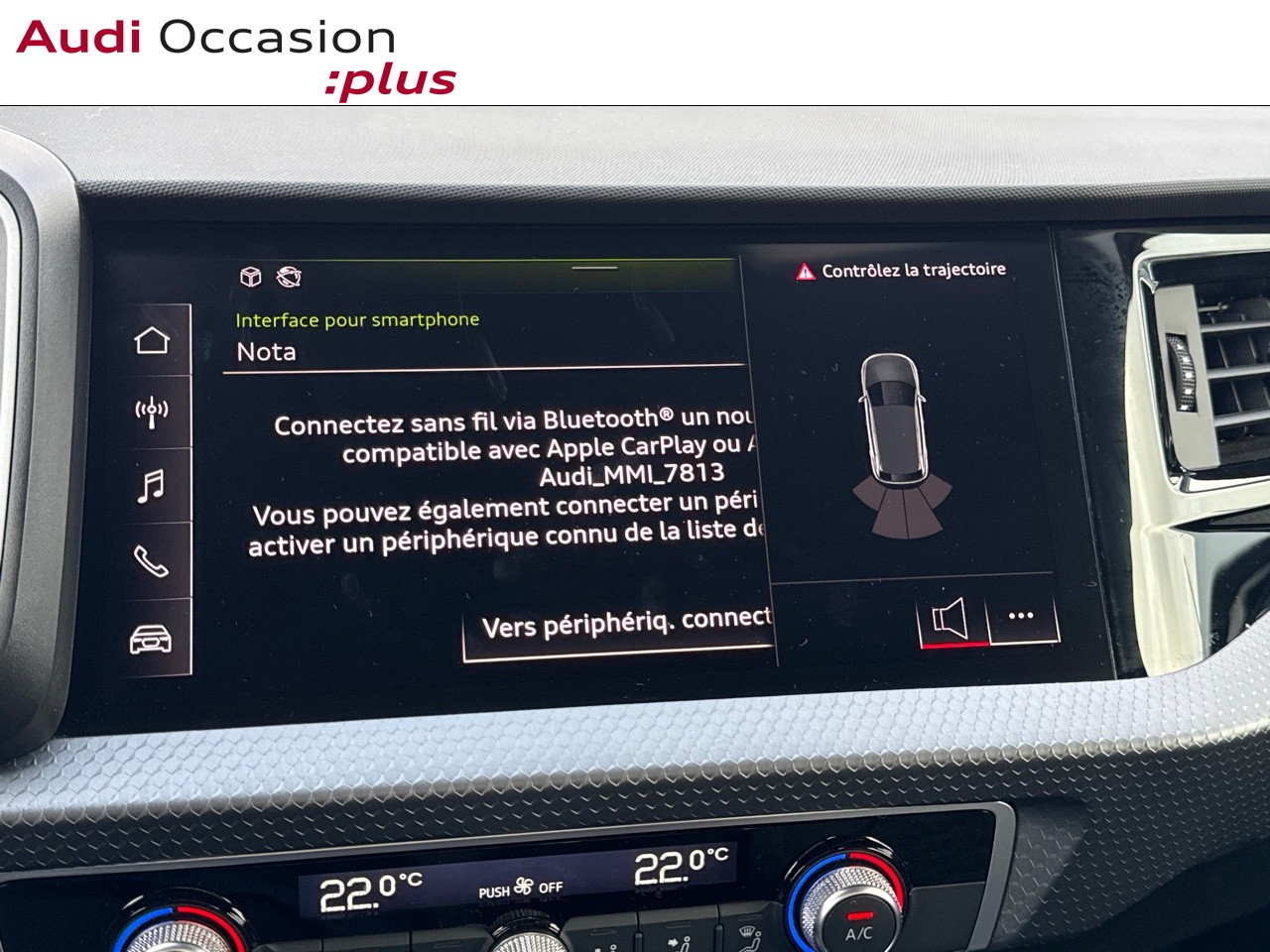 Voitures occasions Audi A1 Sportback Advanced Dechy