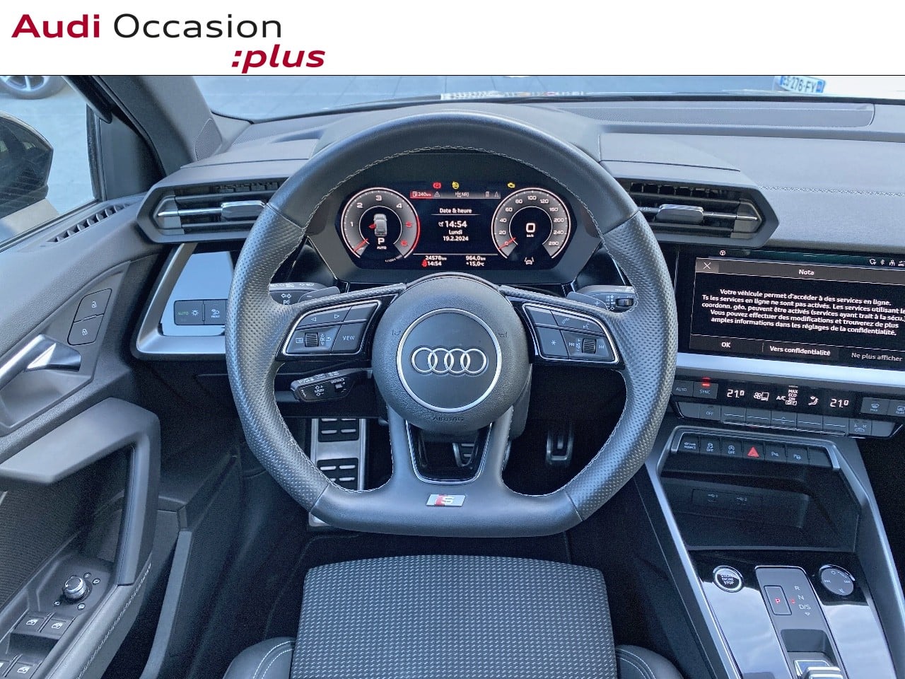 Voitures occasions Audi A3 Sportback S line Nice