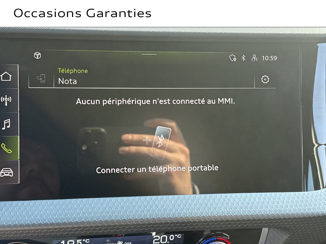 Voitures occasions Audi A1 Sportback Base Lens