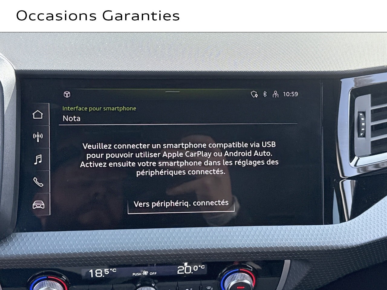 Voitures occasions Audi A1 Sportback Base Lens