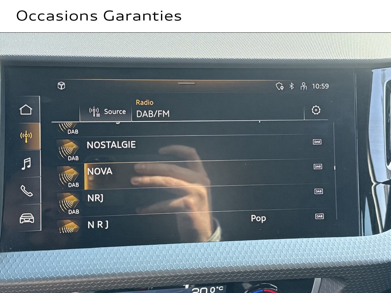 Voitures occasions Audi A1 Sportback Base Lens