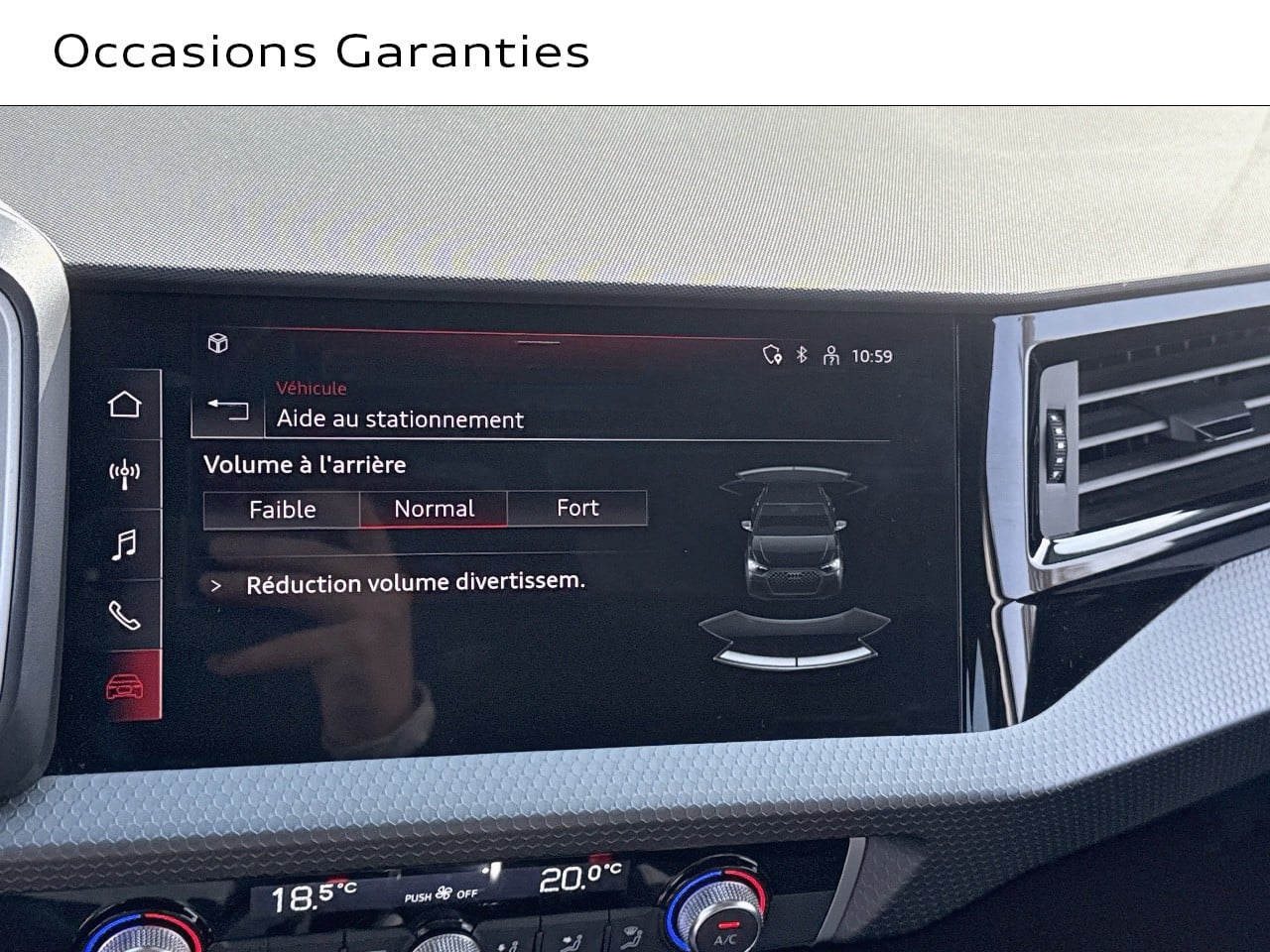 Voitures occasions Audi A1 Sportback Base Lens