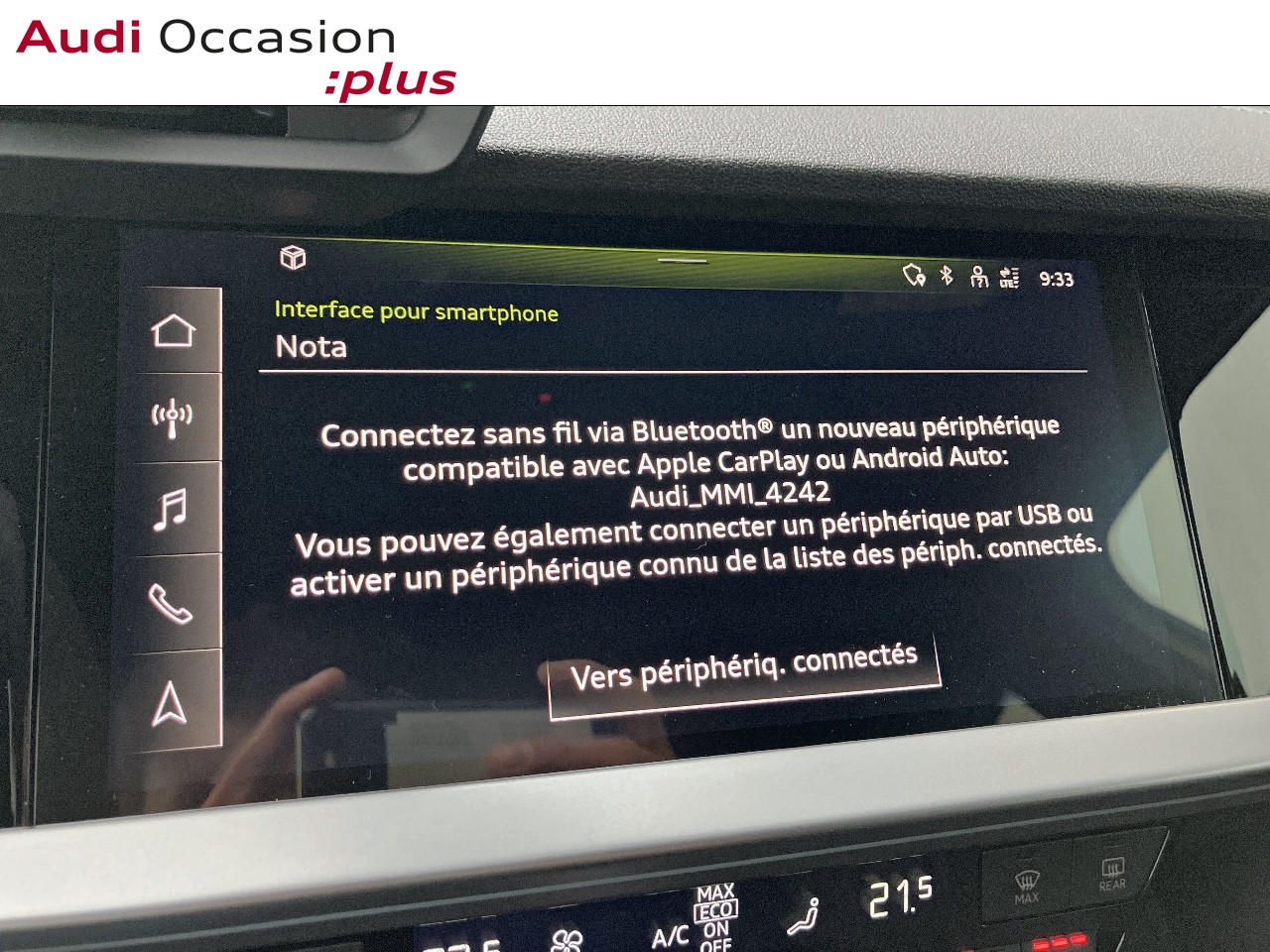 Voitures occasions Audi A3 Sportback S line Sarreguemines