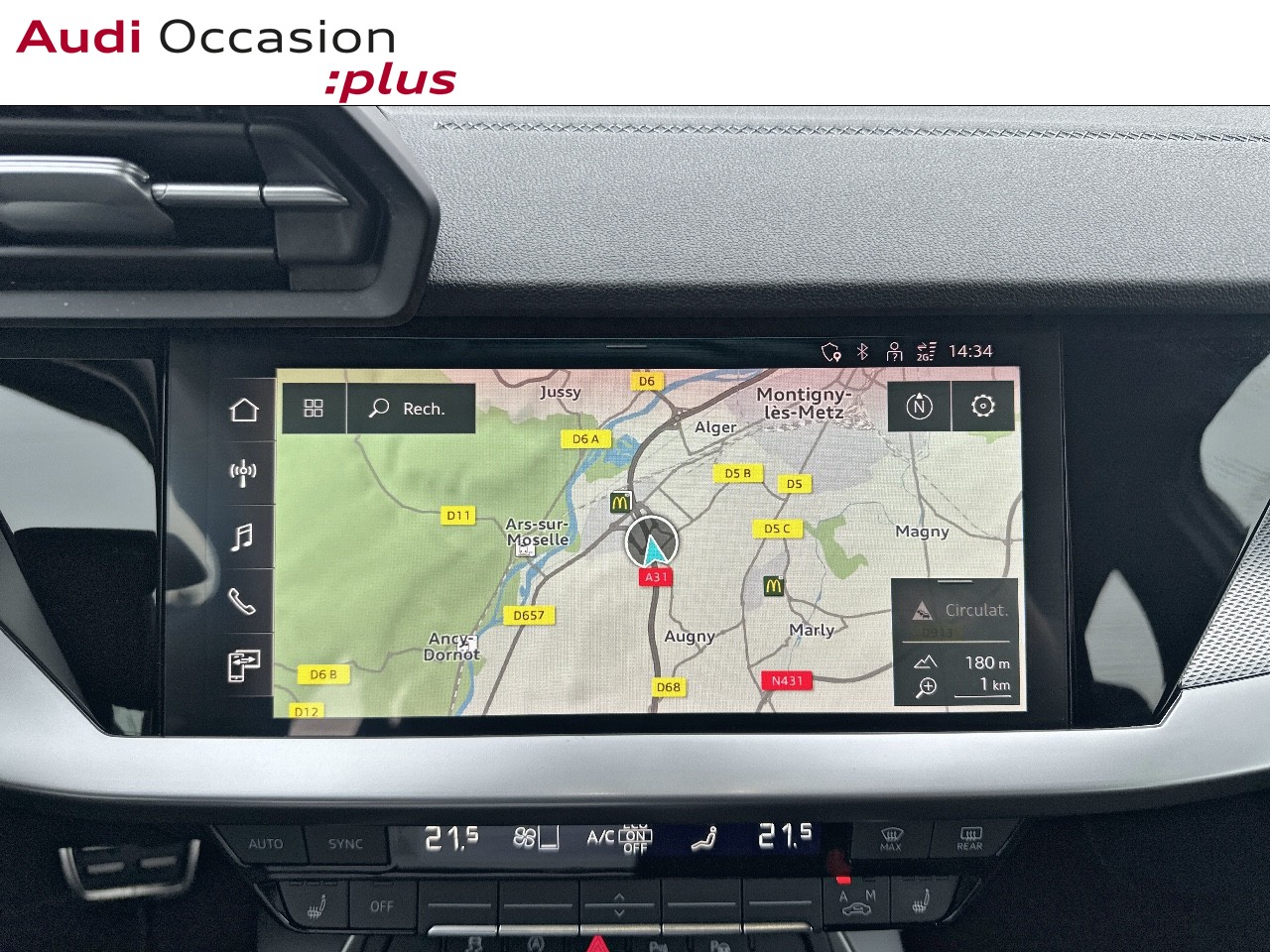 Voitures occasions Audi A3 Sportback S line Augny