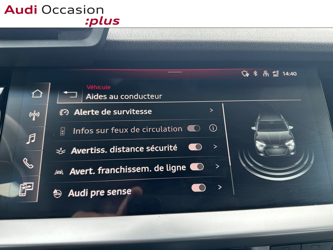 Voitures occasions Audi A3 Sportback S line Augny