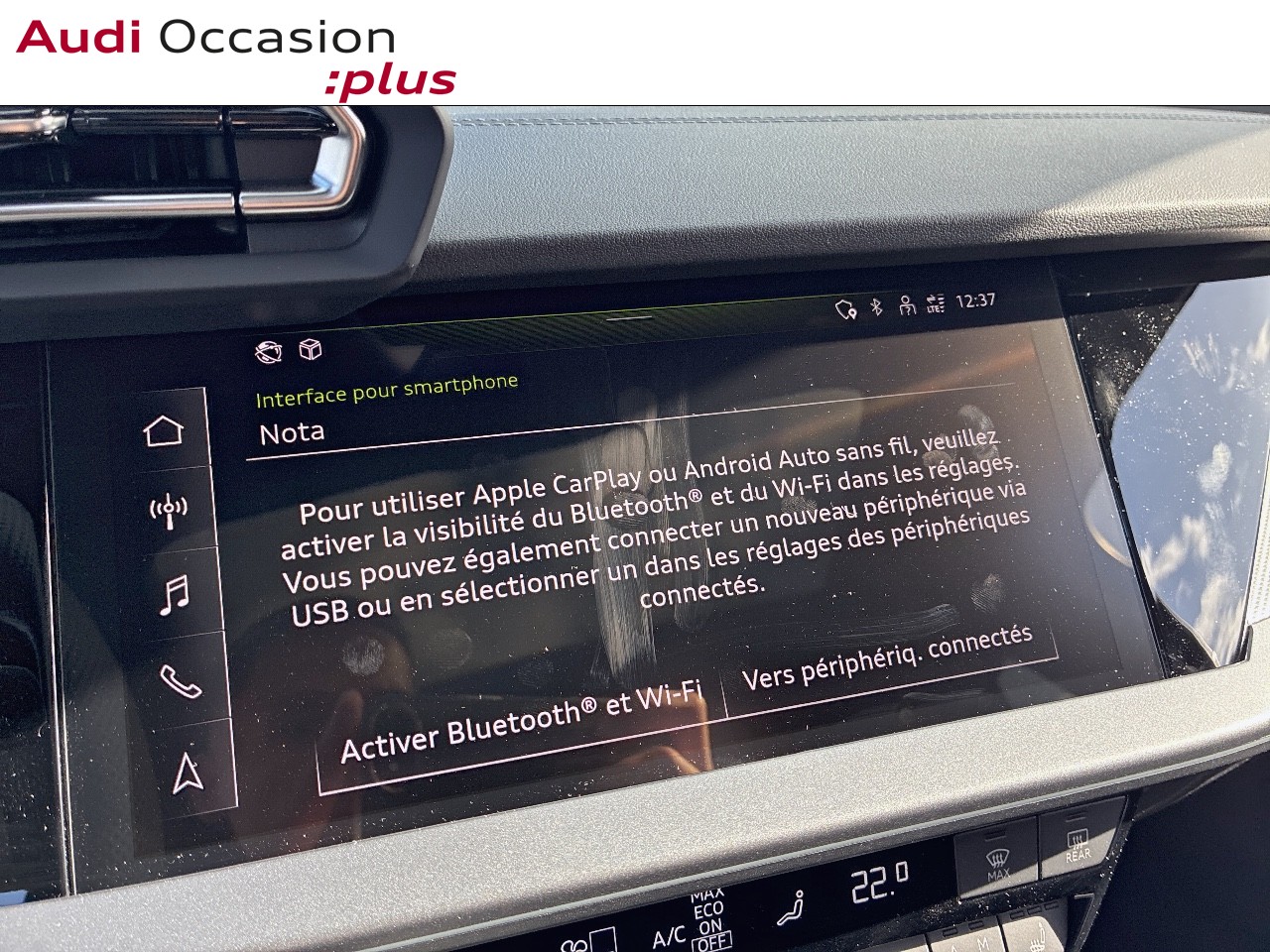 Voitures occasions Audi A3 Sportback S line Augny