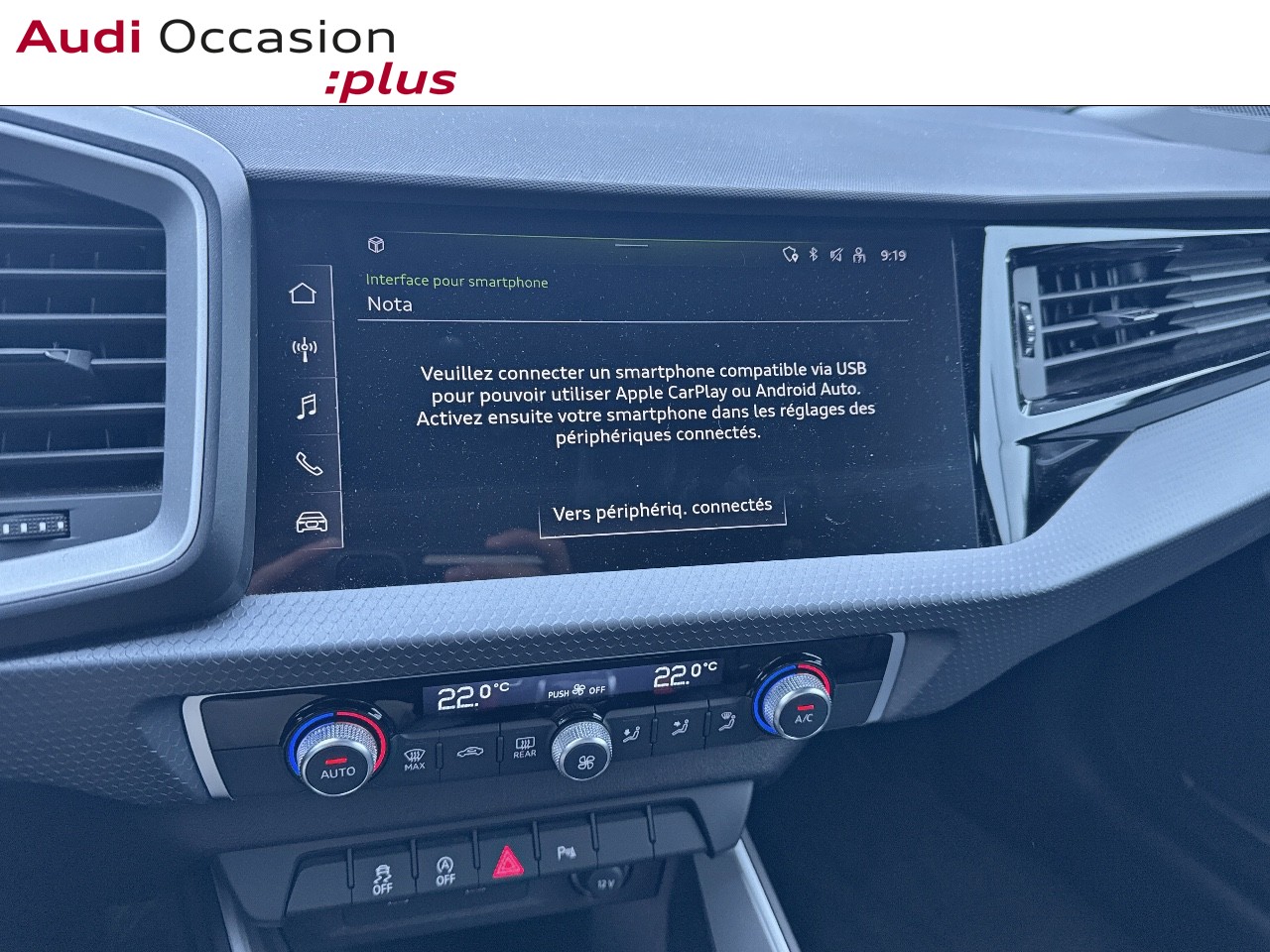 Voitures occasions Audi A1 Sportback Advanced Rivery