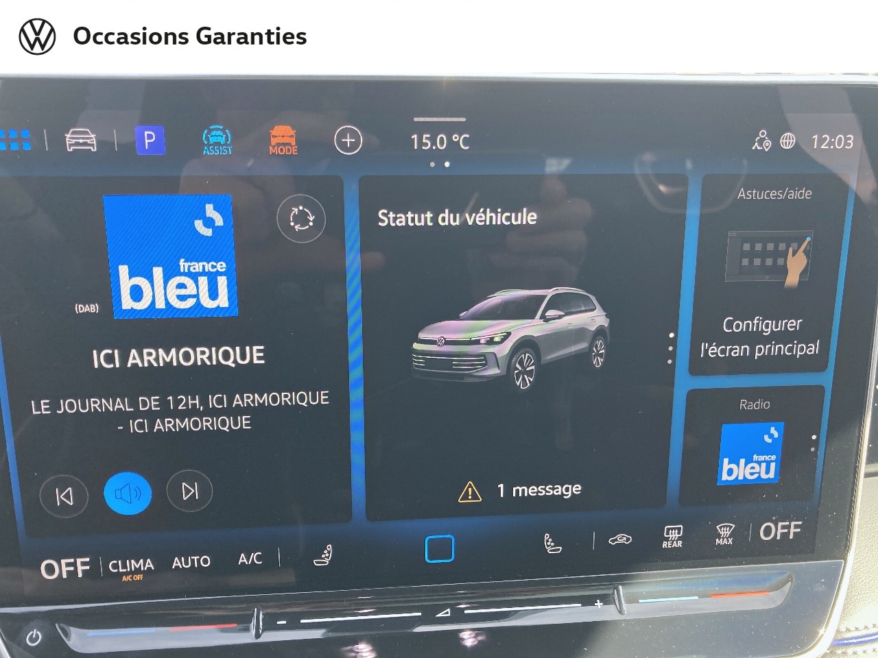 Voitures occasions VOLKSWAGEN TIGUAN R-Line Cesson-Sévigné