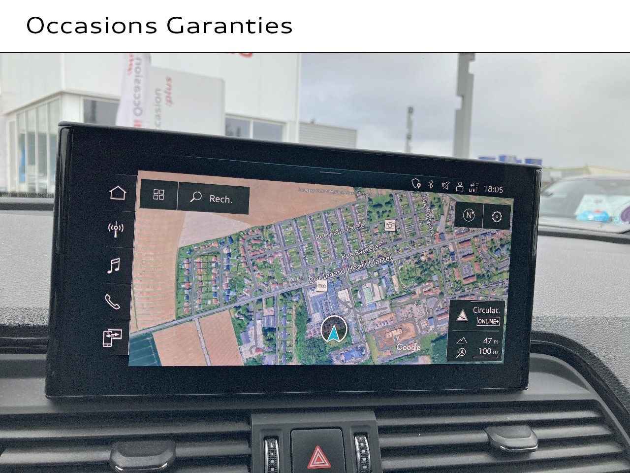 Voitures occasions Audi Q5 Sportback S line Lens