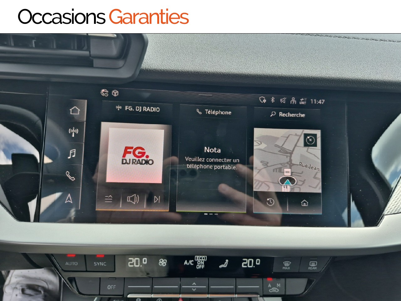 Voitures occasions Audi A3 Sportback S line Rivery