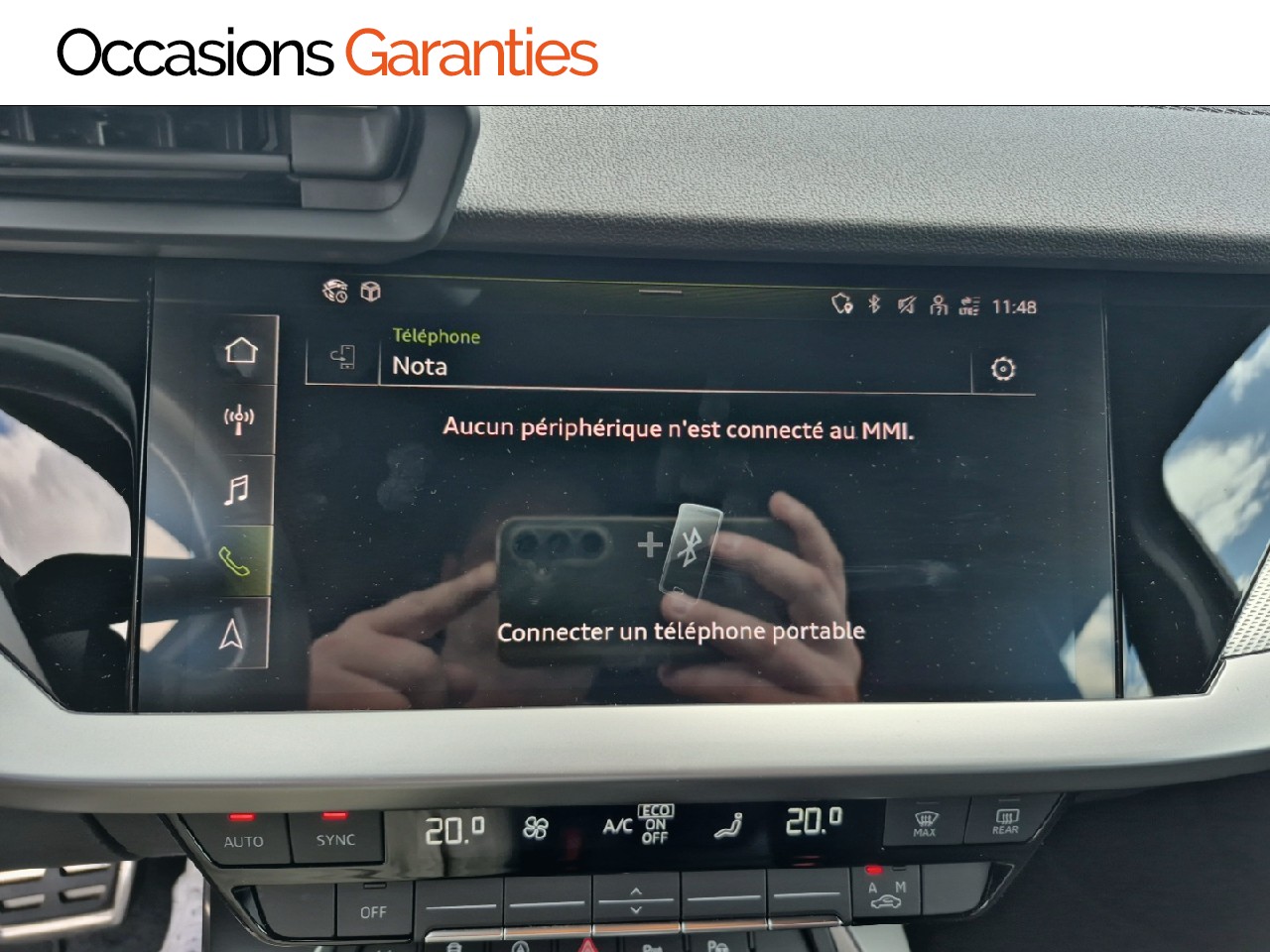 Voitures occasions Audi A3 Sportback S line Rivery