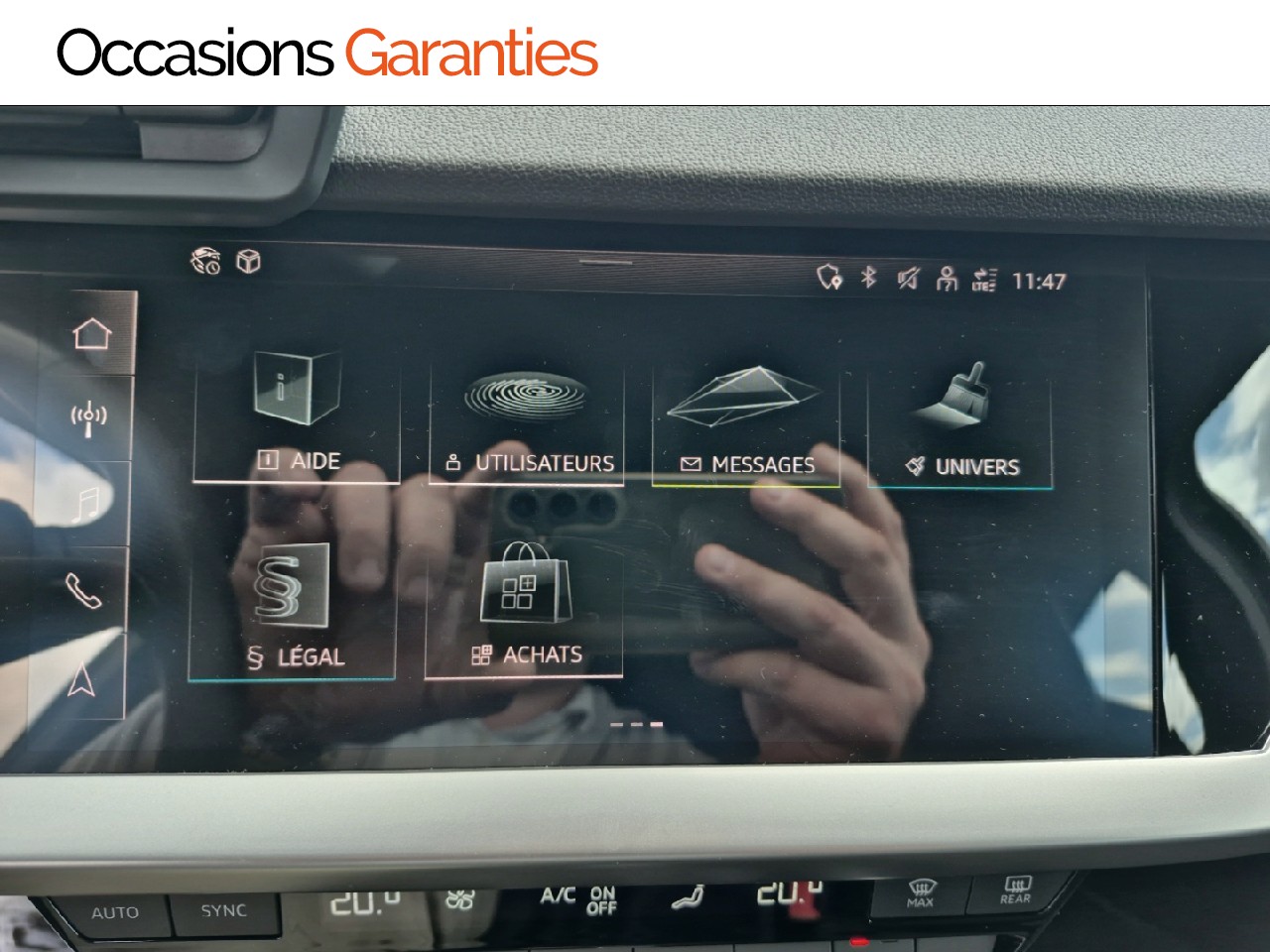 Voitures occasions Audi A3 Sportback S line Rivery