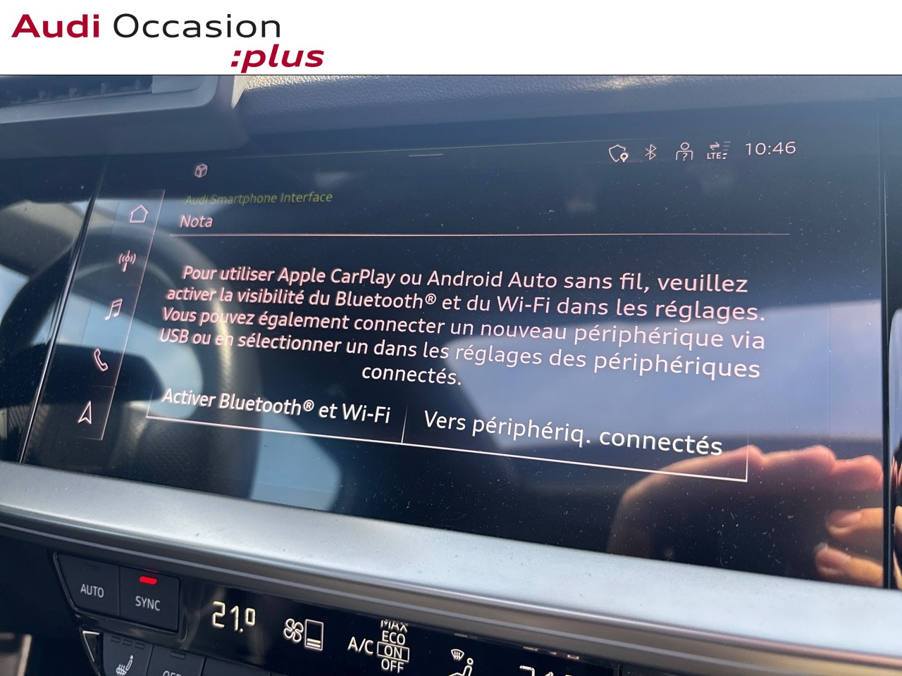Voitures occasions Audi A3 Berline S line Dechy