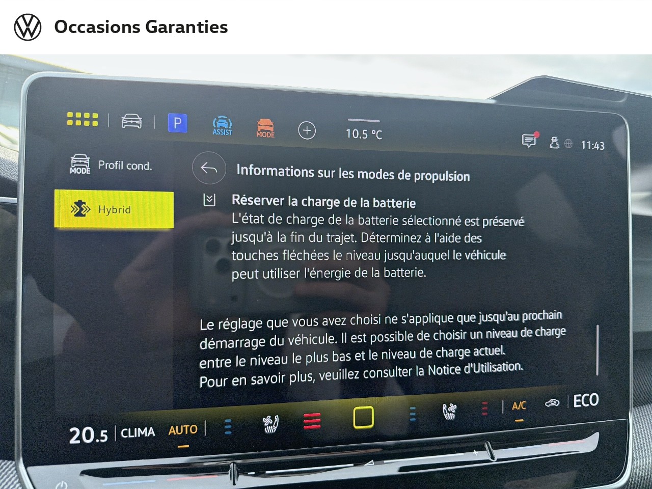 Voitures occasions VOLKSWAGEN GOLF GTE Rivery