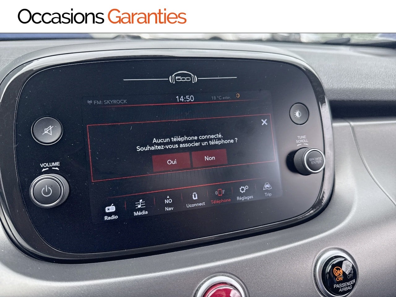Voitures occasions FIAT 500X Ballon Or Lens