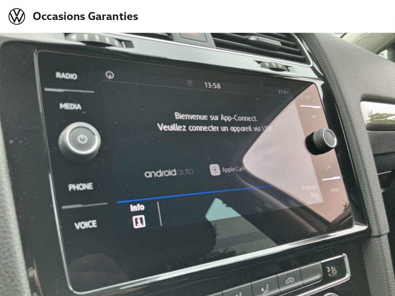 Voitures occasions VOLKSWAGEN GOLF IQ.Drive Villeneuve-d'Ascq