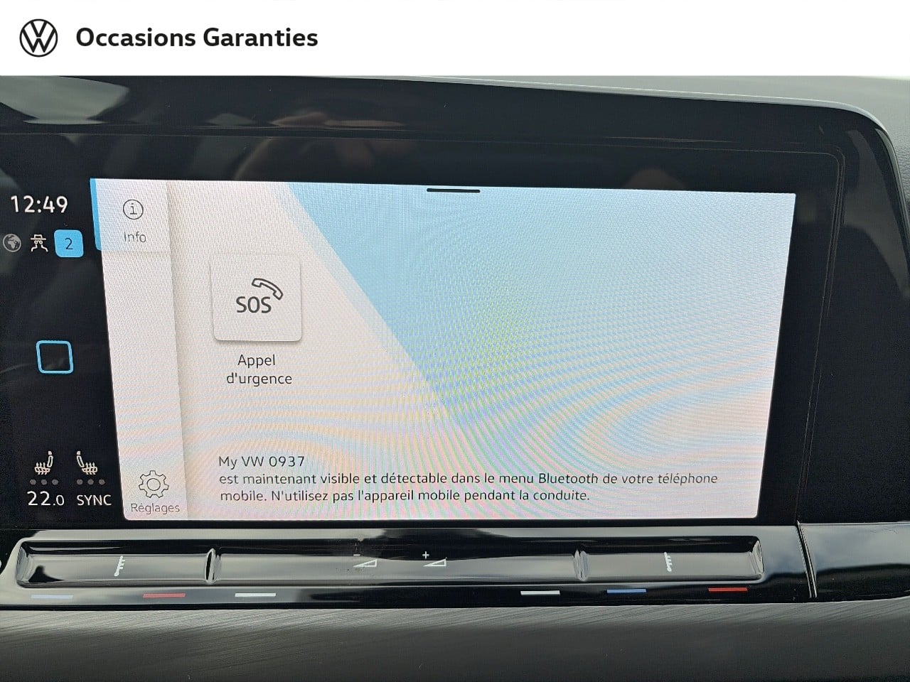 Voitures occasions VOLKSWAGEN GOLF Style 1st Dechy
