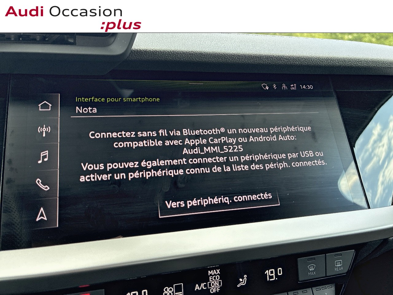 Voitures occasions Audi A3 Sportback S line Augny