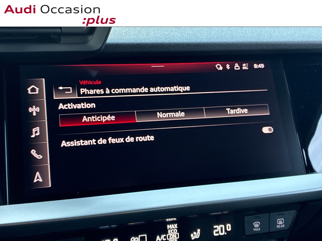 Voitures occasions Audi A3 Sportback Design Mozac