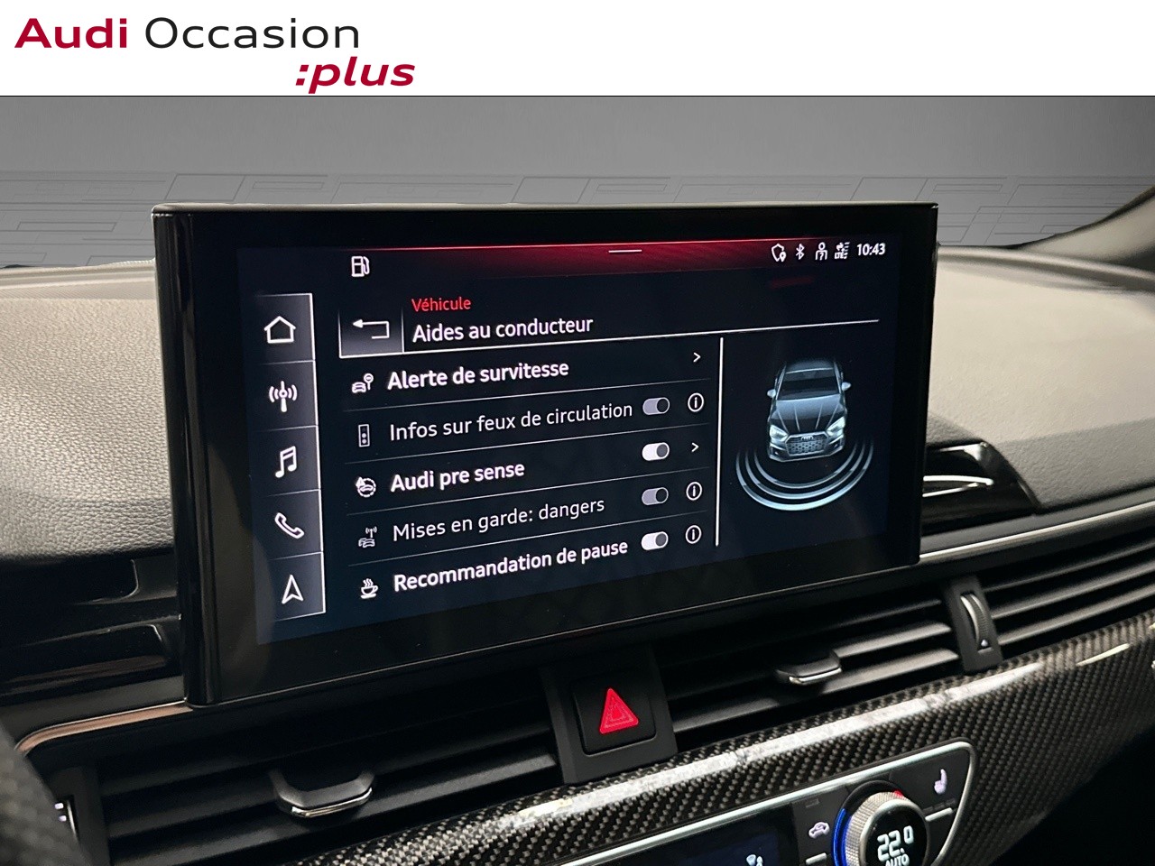 Voitures occasions Audi S5 Sportback Base Montigny-le-Bretonneux