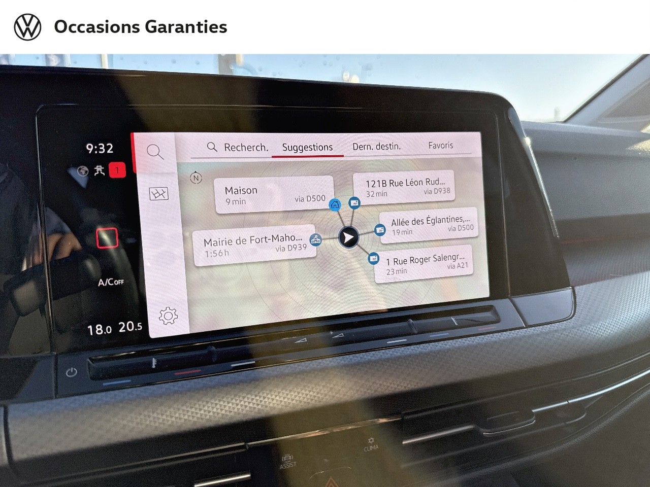 Voitures occasions VOLKSWAGEN GOLF Active Dechy