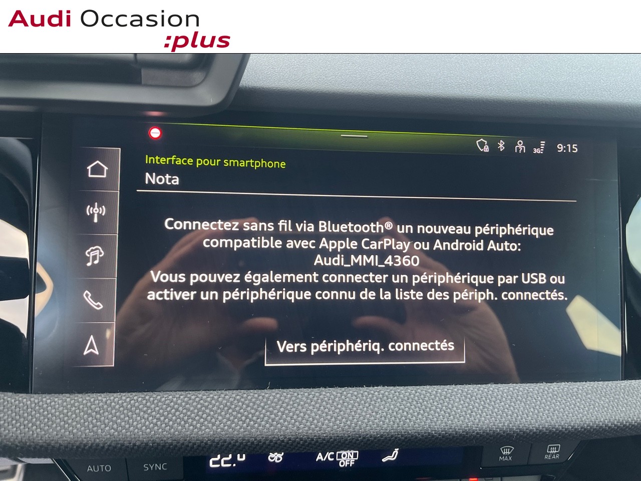 Voitures occasions Audi A3 Sportback S line Thionville