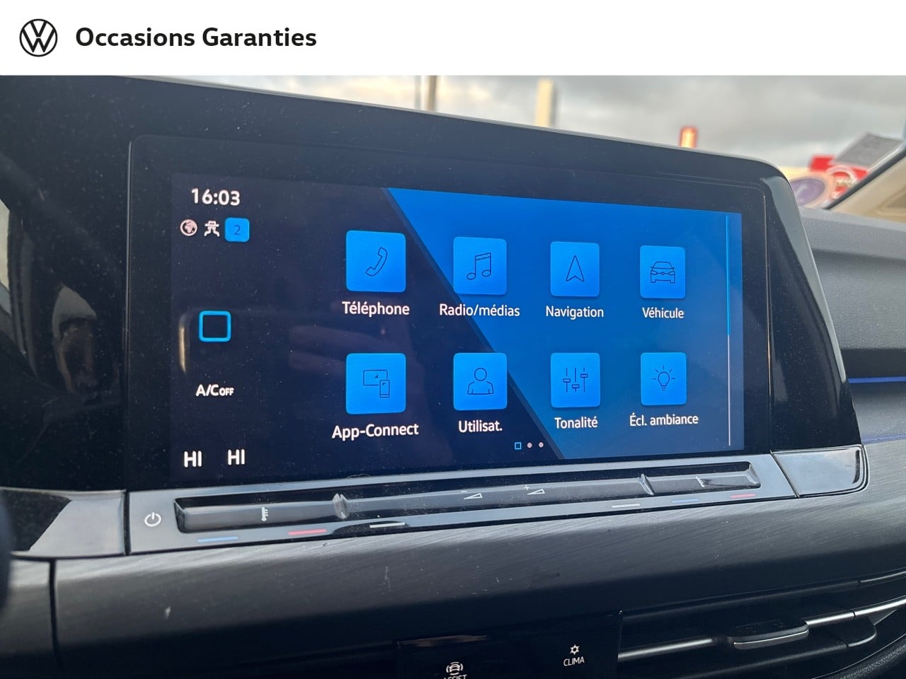 Voitures occasions VOLKSWAGEN GOLF Style Dechy