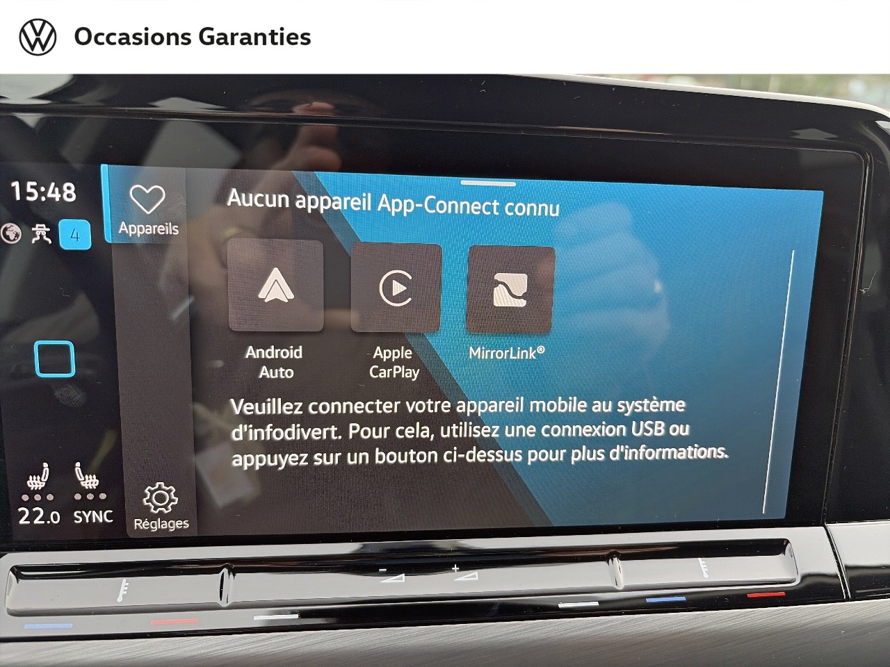 Voitures occasions VOLKSWAGEN GOLF Style Dechy