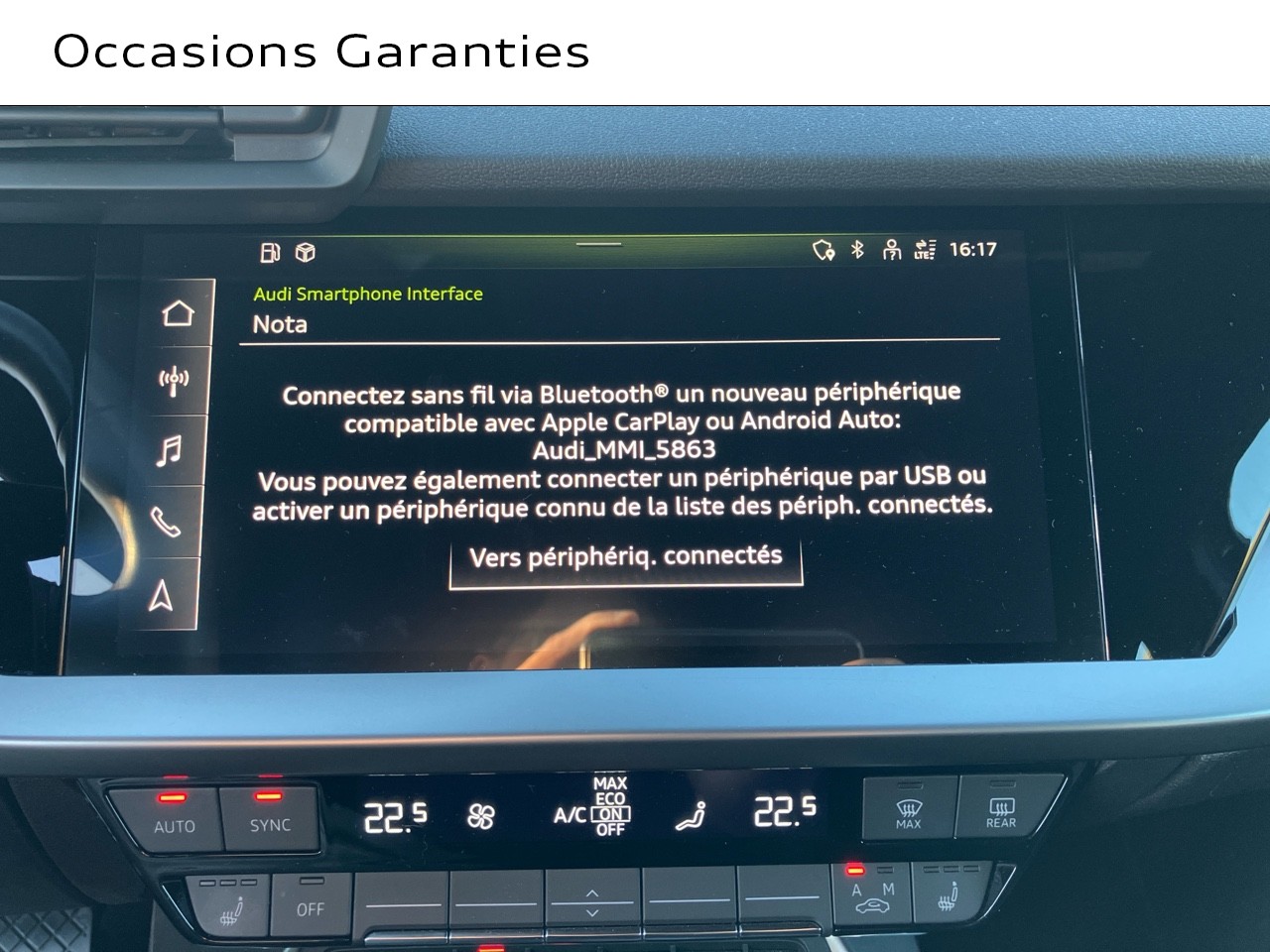 Voitures occasions Audi A3 Berline Business line Augny