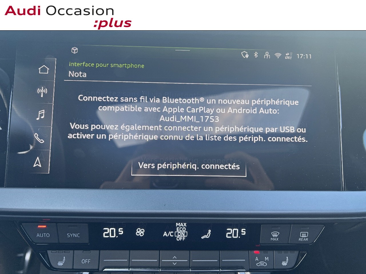 Voitures occasions Audi A3 Sportback S line Thionville
