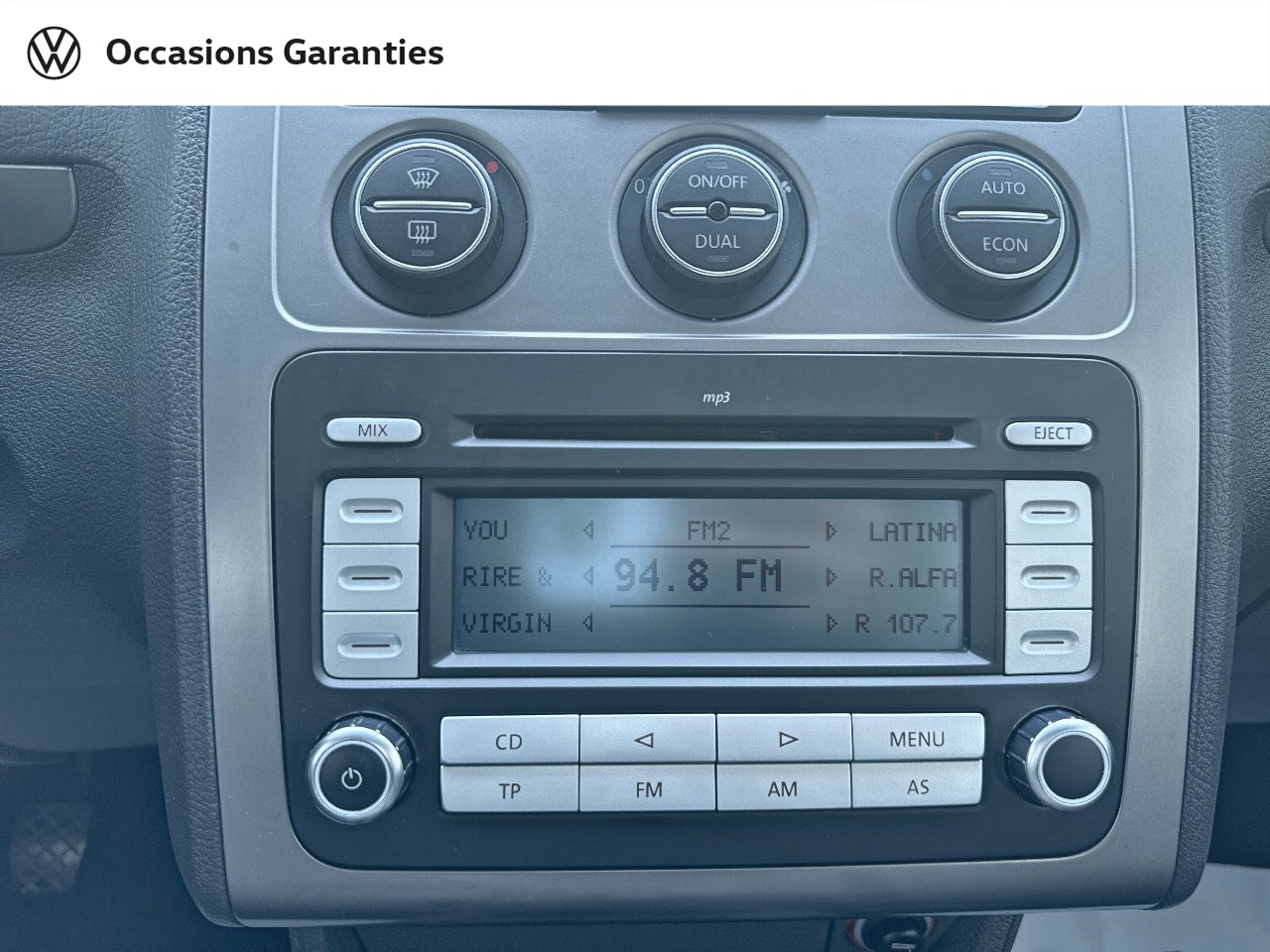 Voitures occasions VOLKSWAGEN TOURAN Confort Paris