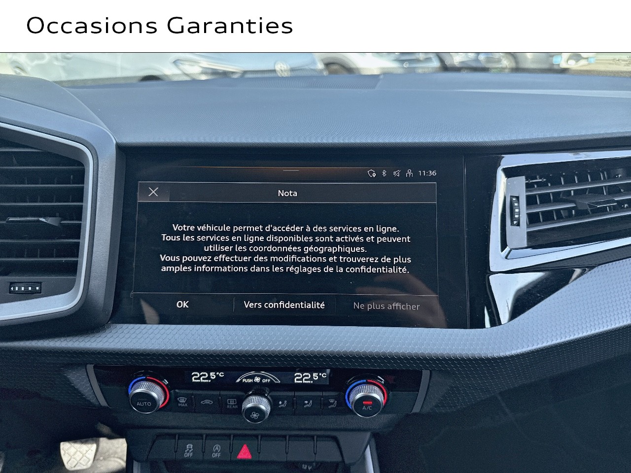 Voitures occasions Audi A1 Sportback Base Lens