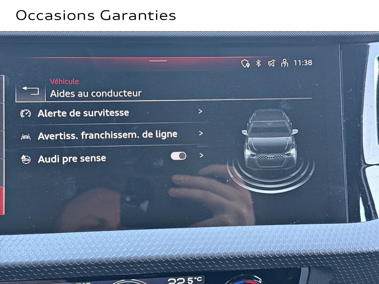 Voitures occasions Audi A1 Sportback Base Lens