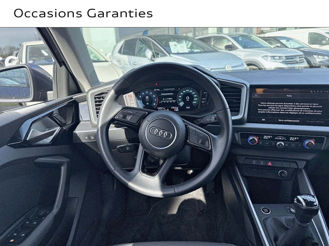 Voitures occasions Audi A1 Sportback Base Lens