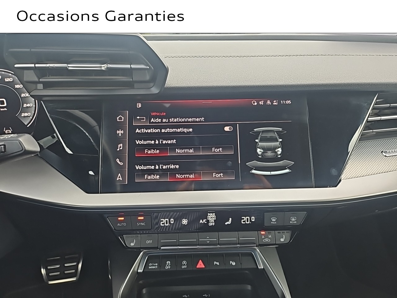 Voitures occasions Audi A3 Sportback S line Rivery