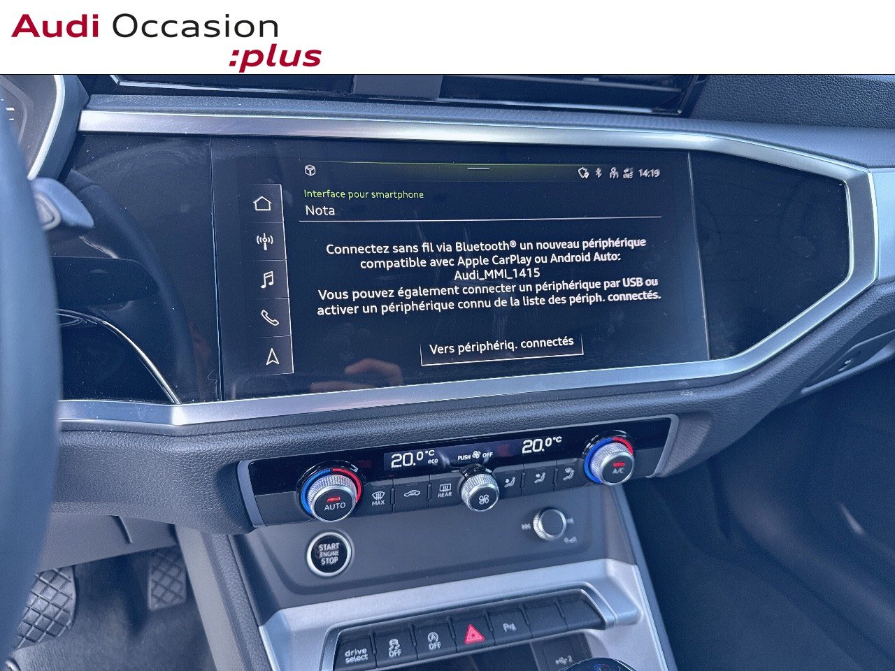 Voitures occasions Audi Q3 Sportback Design Rivery