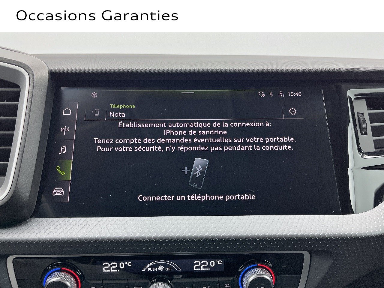 Voitures occasions Audi A1 Sportback Advanced Orvault