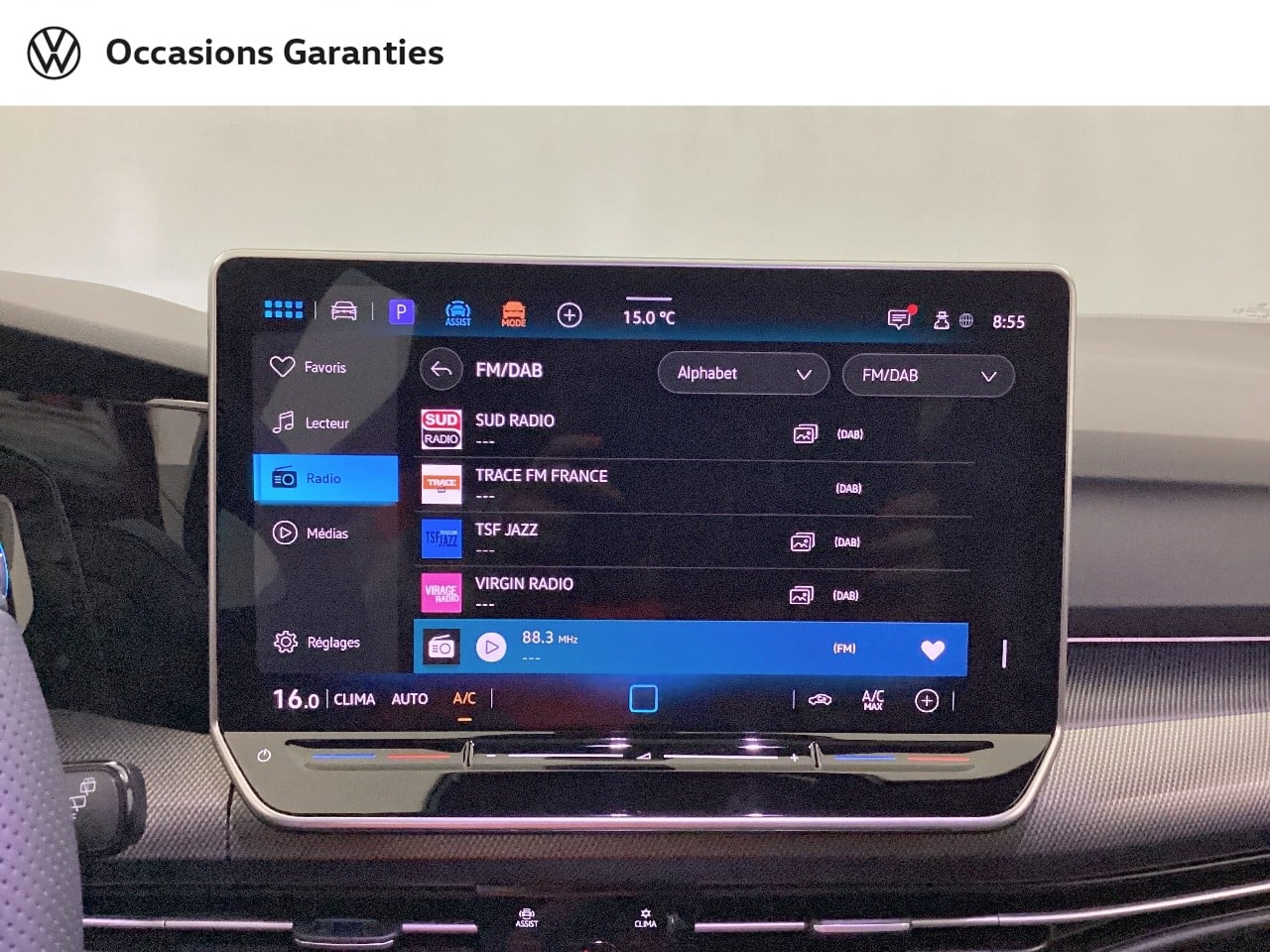 Voitures occasions VOLKSWAGEN GOLF R-Line Nice
