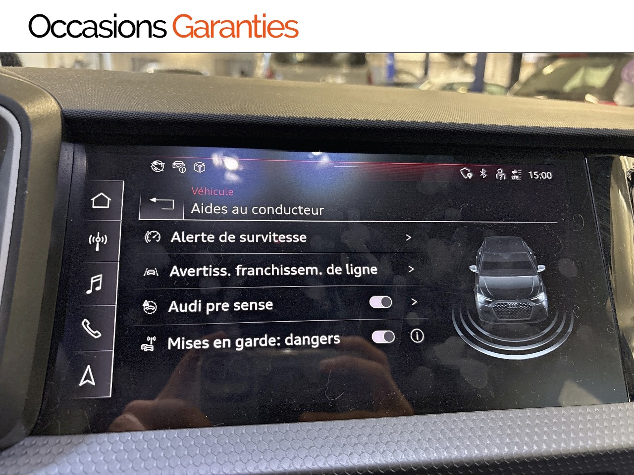 Voitures occasions Audi A1 Sportback Design luxe Paris