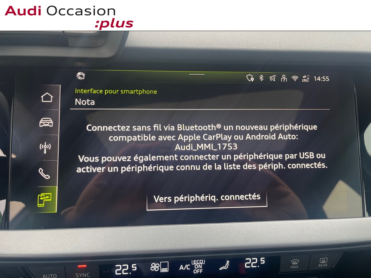 Voitures occasions Audi A3 Sportback S line Thionville