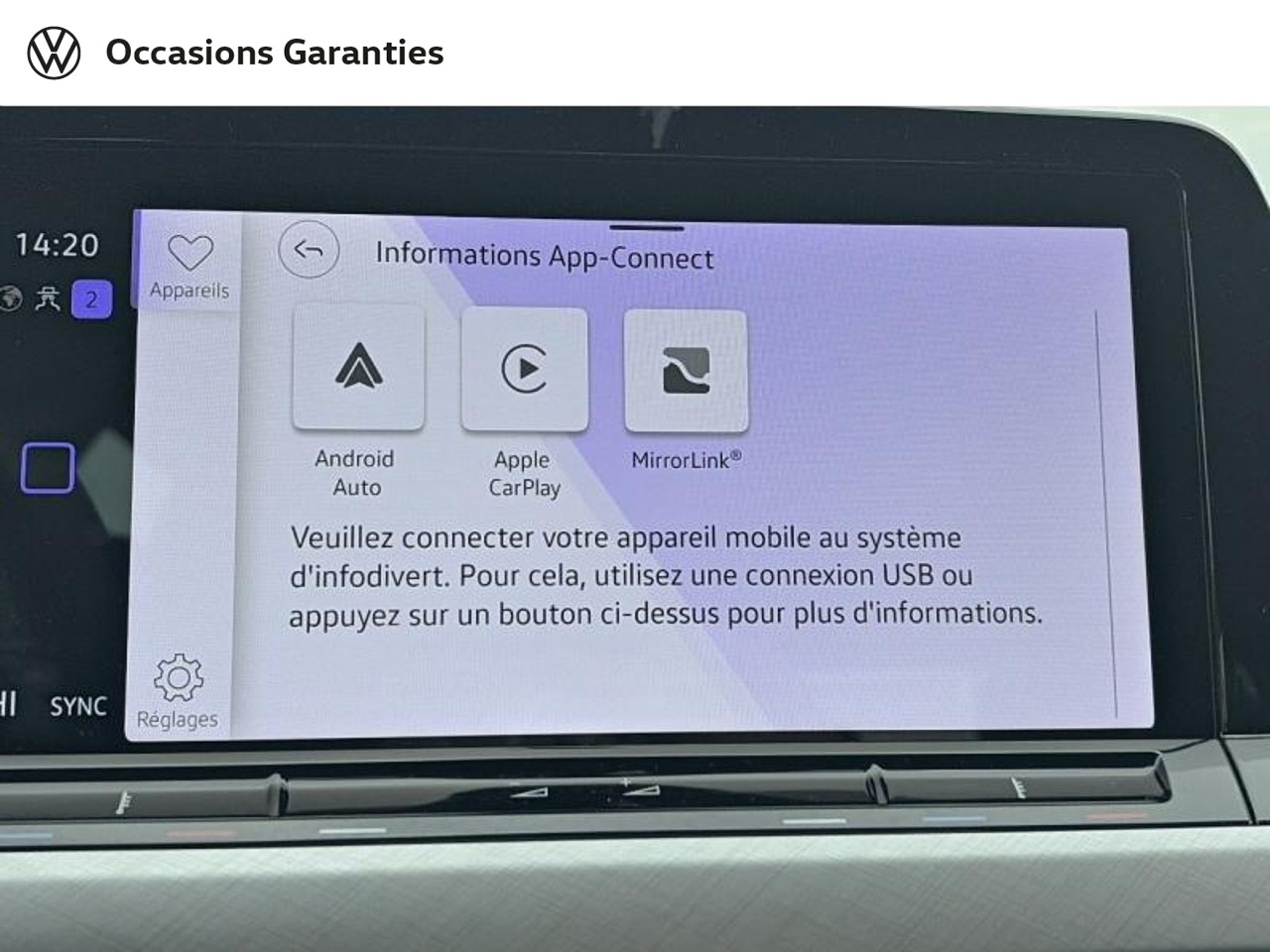 Voitures occasions VOLKSWAGEN GOLF Life Business Villeneuve-d'Ascq