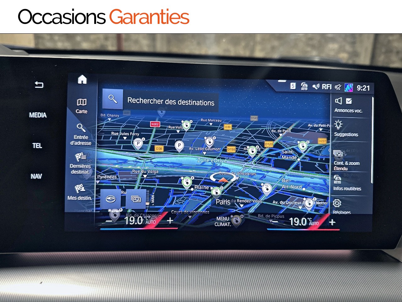 Voitures occasions BMW X1 xLine Paris