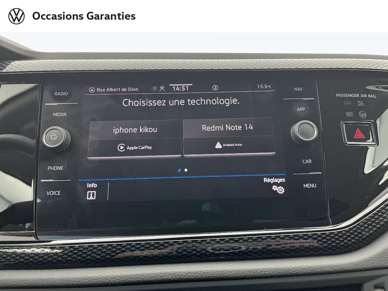 Voitures occasions VOLKSWAGEN POLO Life Business Orvault